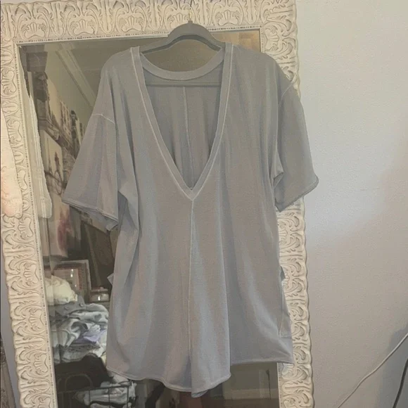 Free People Movement Hot Shot Tee Romper - Picture 2 of 3